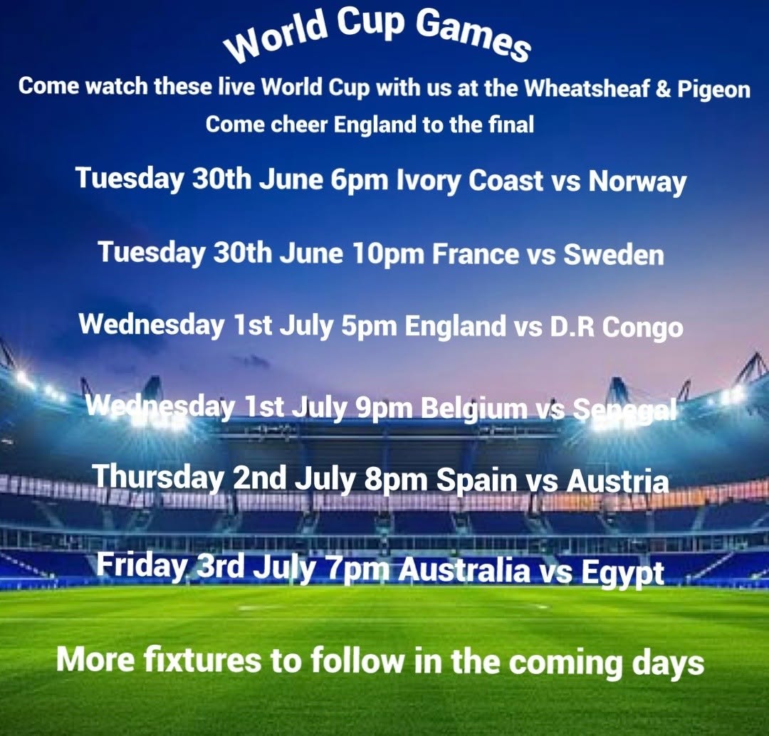 World Cup games